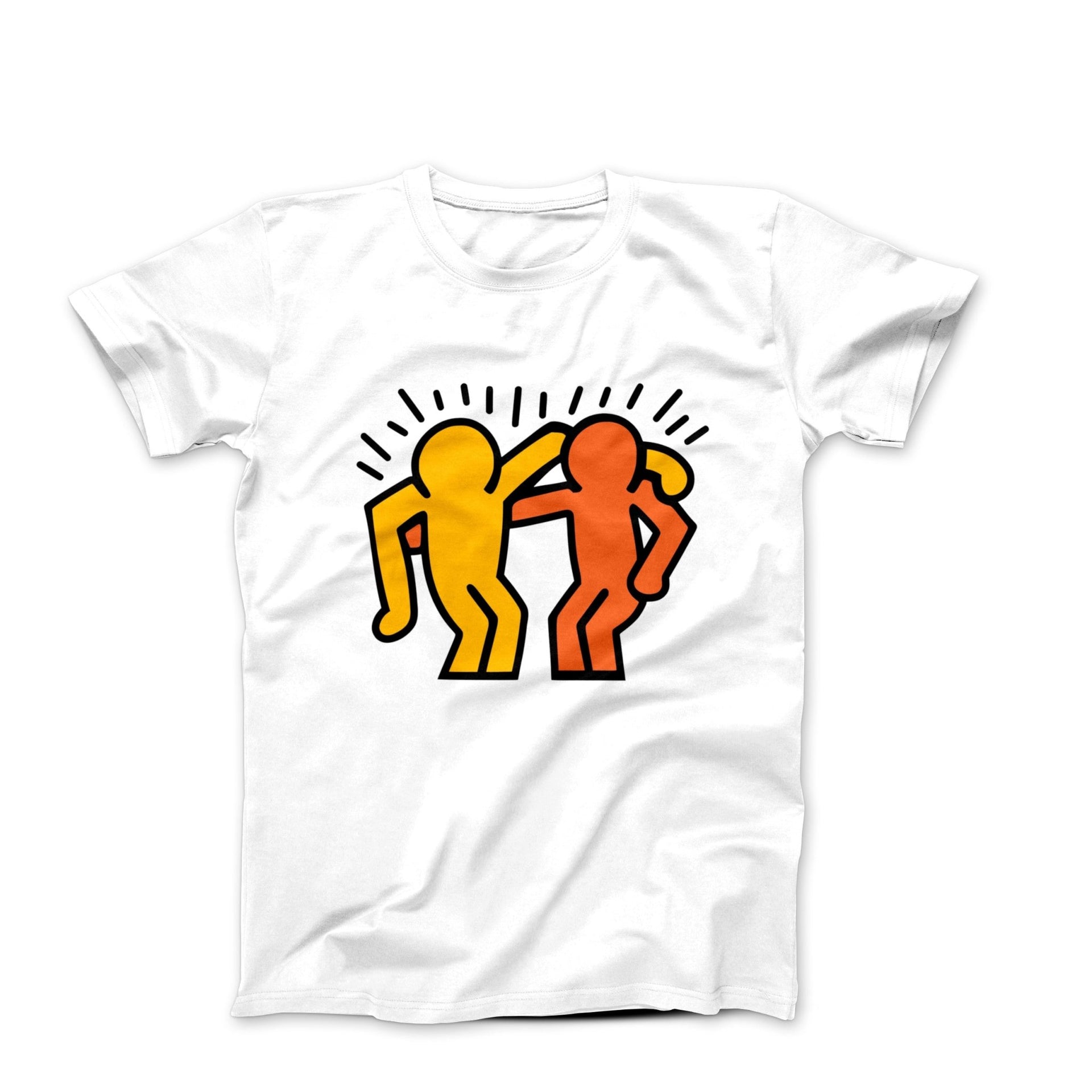 Haring Best Buddies Pop Art T - shirt - Clothing - Harvey Ltd