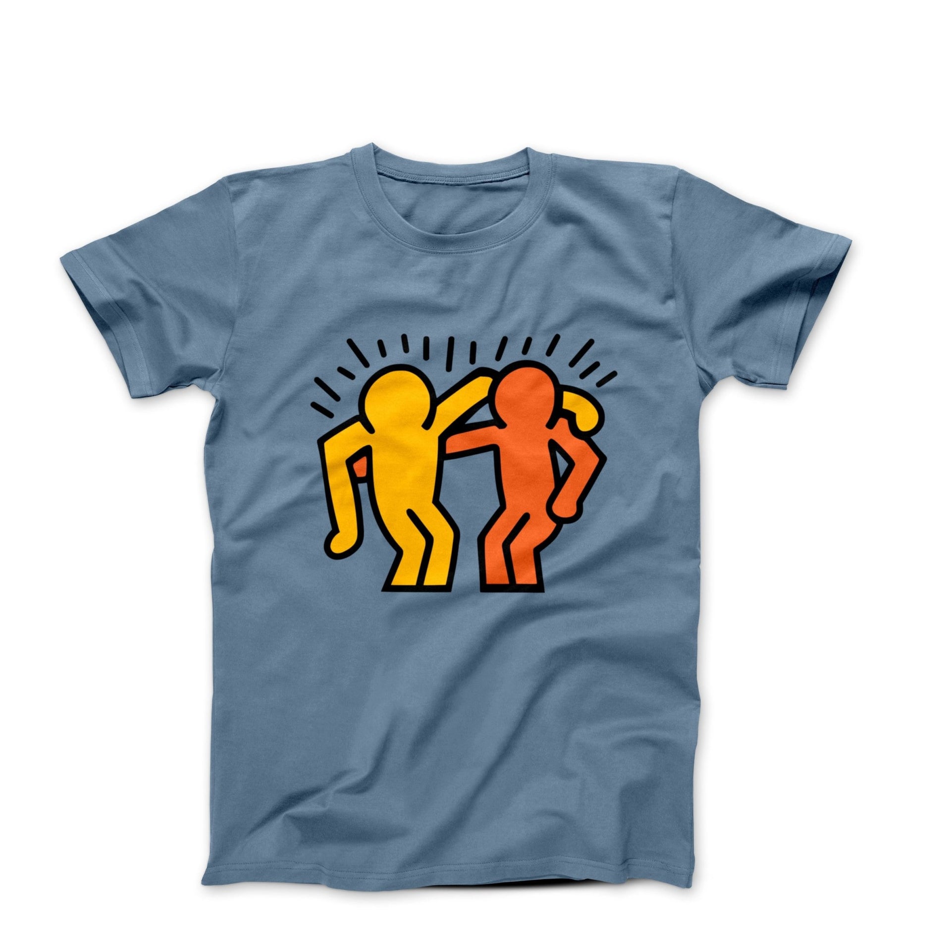 Haring Best Buddies Pop Art T - shirt - Clothing - Harvey Ltd