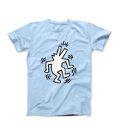 Haring Dancing Dog (1990) Pop Art T - shirt - Clothing - Harvey Ltd