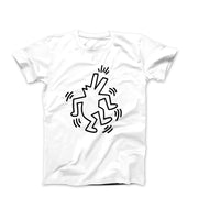 Haring Dancing Dog (1990) Pop Art T - shirt - Clothing - Harvey Ltd