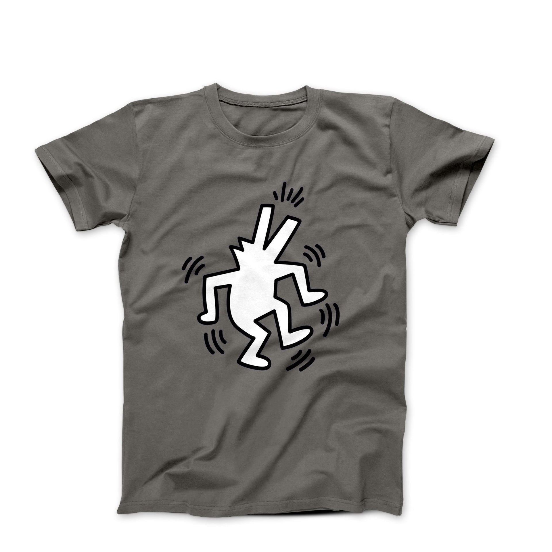 Haring Dancing Dog (1990) Pop Art T - shirt - Clothing - Harvey Ltd