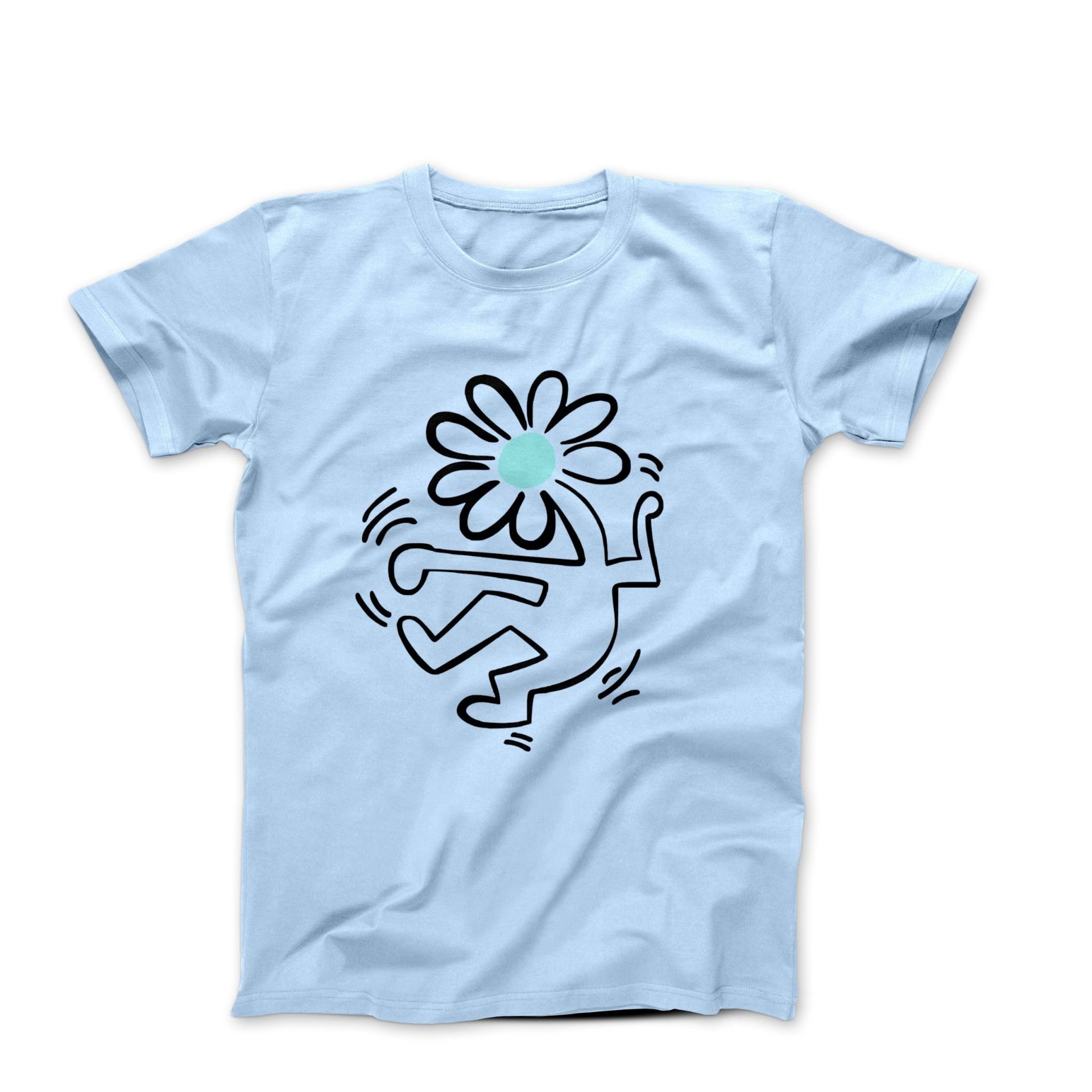 Haring Dancing Flower Pop Art T - shirt - Clothing - Harvey Ltd