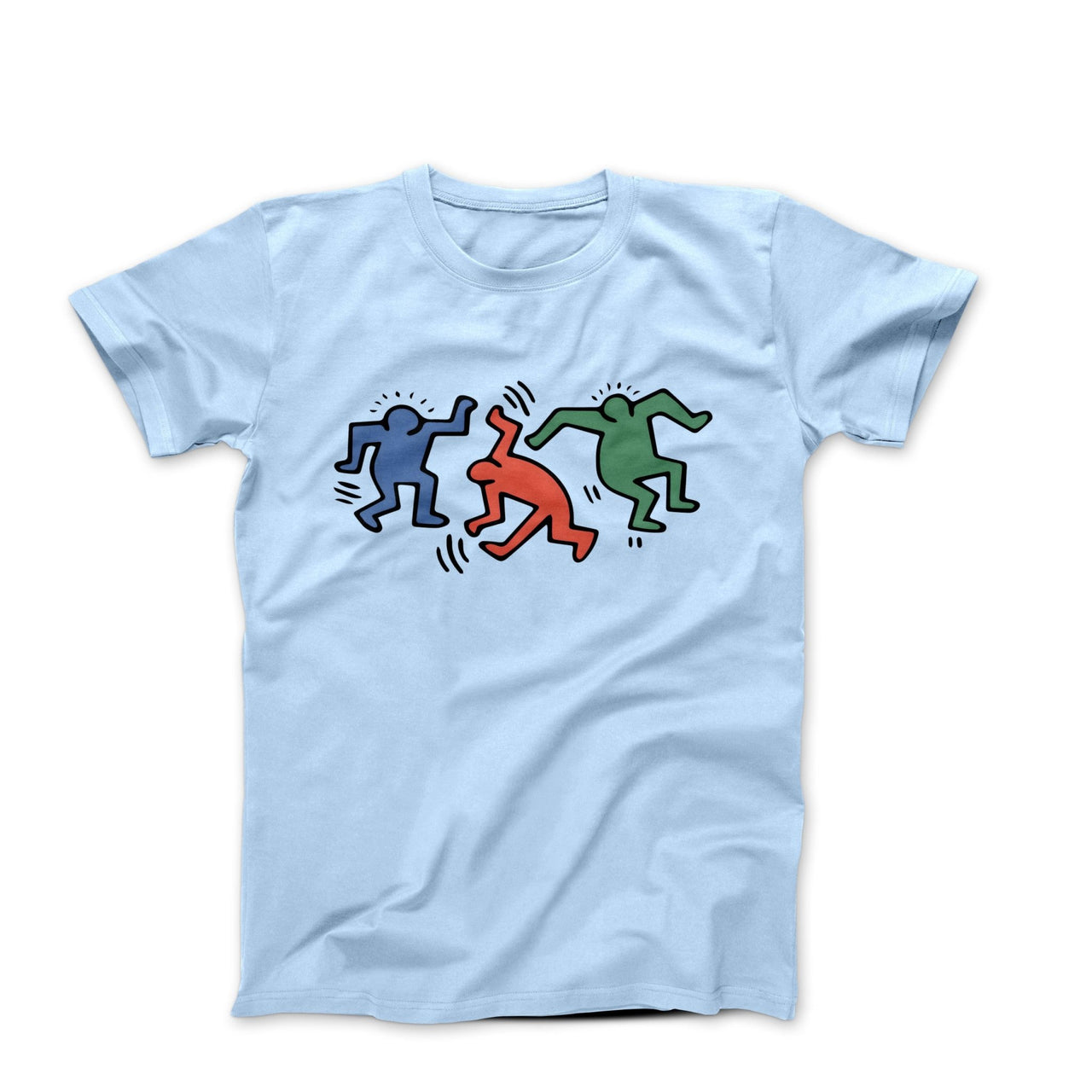 Haring Dancing Men Pop Art T-shirt - Clothing - Harvey Ltd