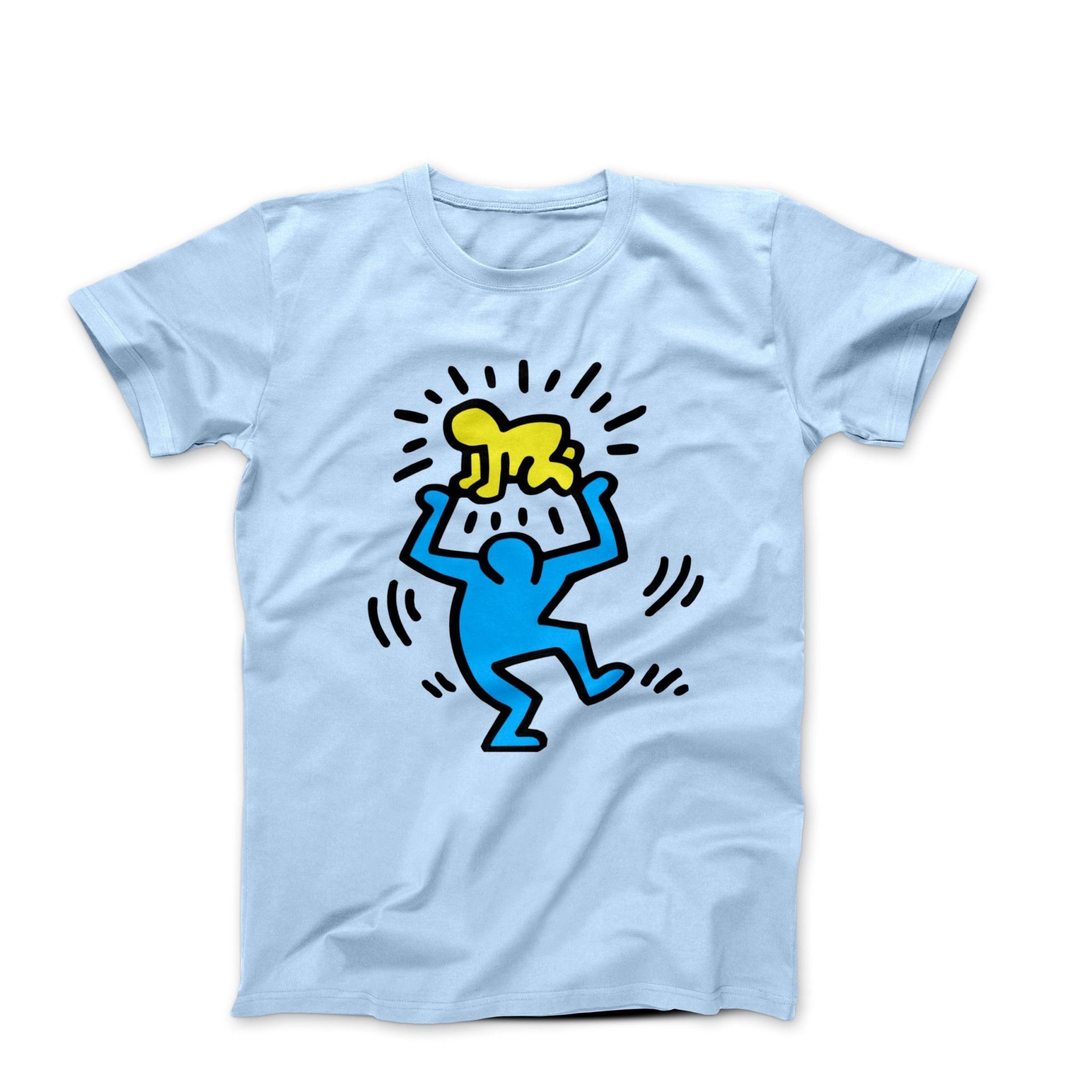 Haring Fatherhood (1988) Pop Art T - shirt - Clothing - Harvey Ltd