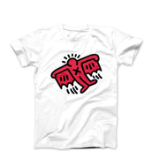 Haring Flying Devil Pop Art T - shirt - Clothing - Harvey Ltd