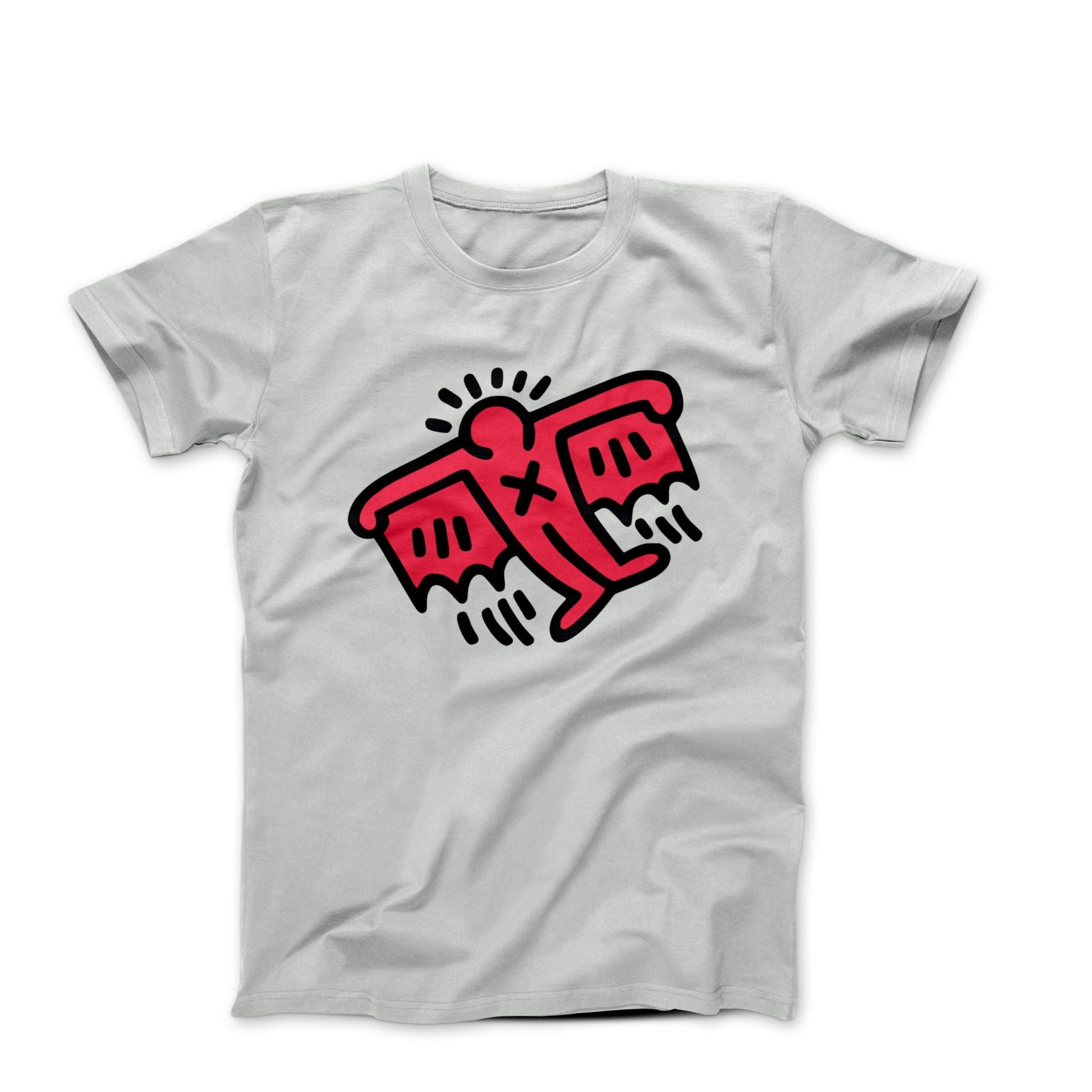 Haring Flying Devil Pop Art T - shirt - Clothing - Harvey Ltd