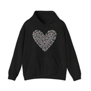 Haring Heart of Men Pop Art Hoodie - Clothing - Harvey Ltd