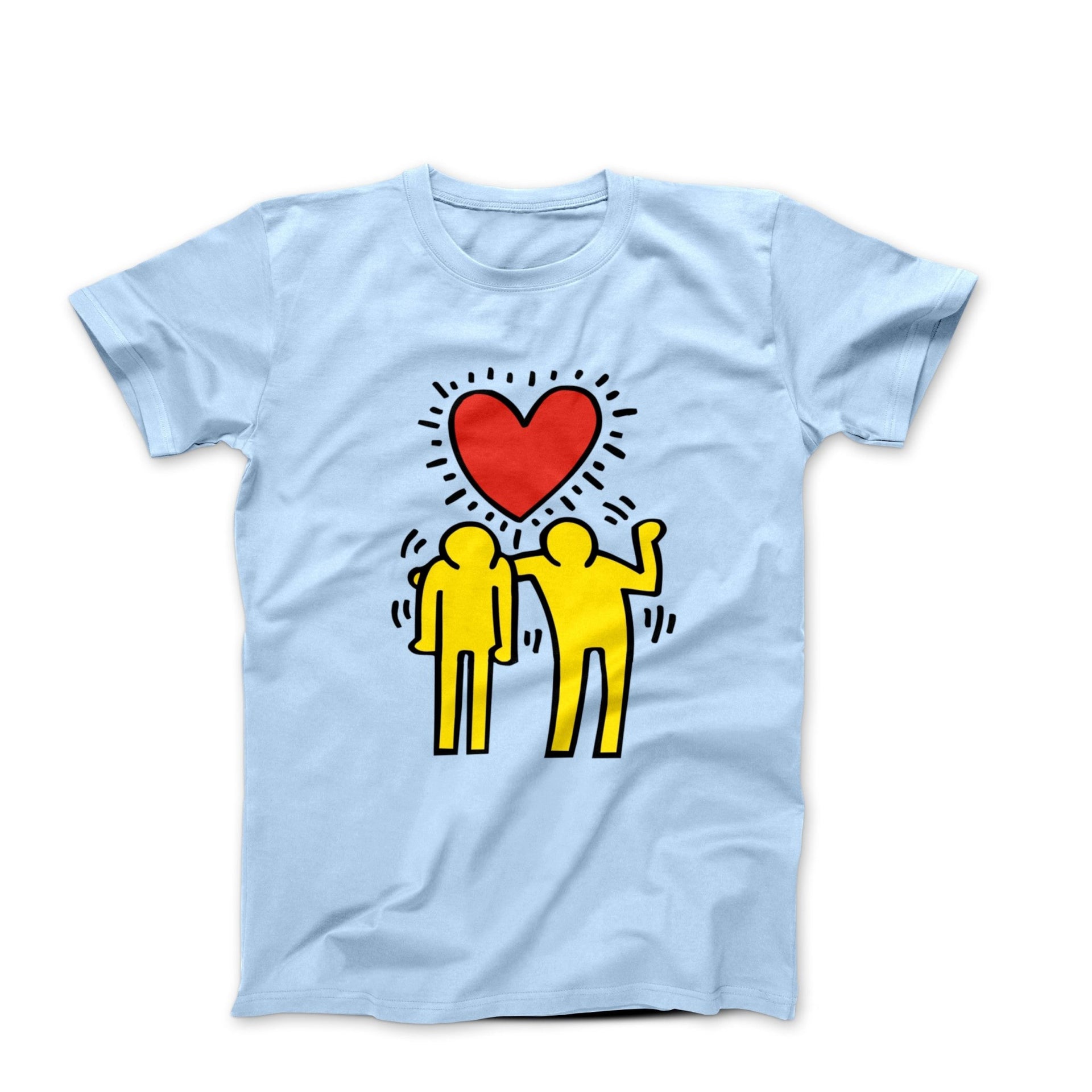 Haring Men Love Is Sharing (1986) Pop Art T-shirt - Clothing - Harvey Ltd