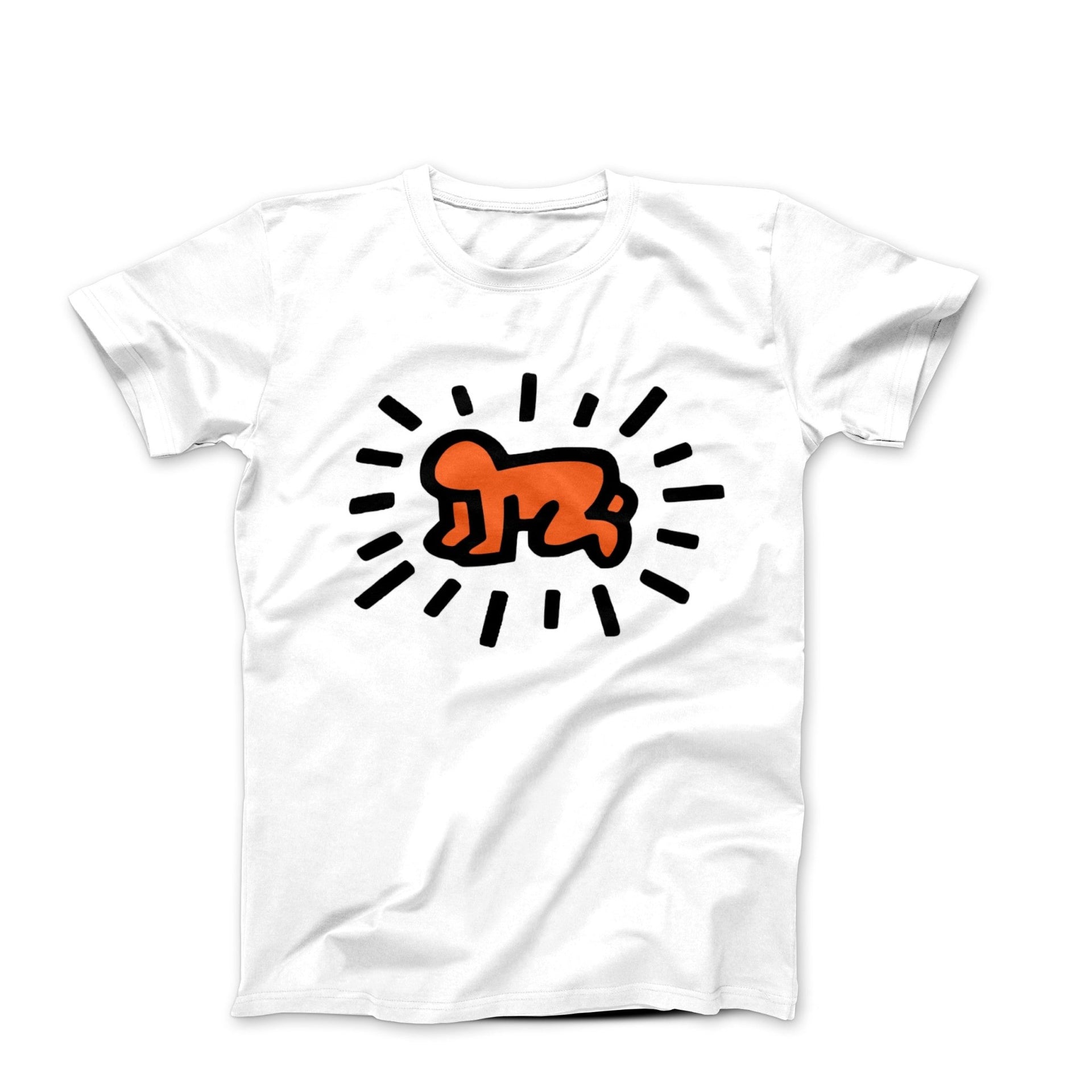 Haring Radiant Baby Pop Art T - shirt - Clothing - Harvey Ltd