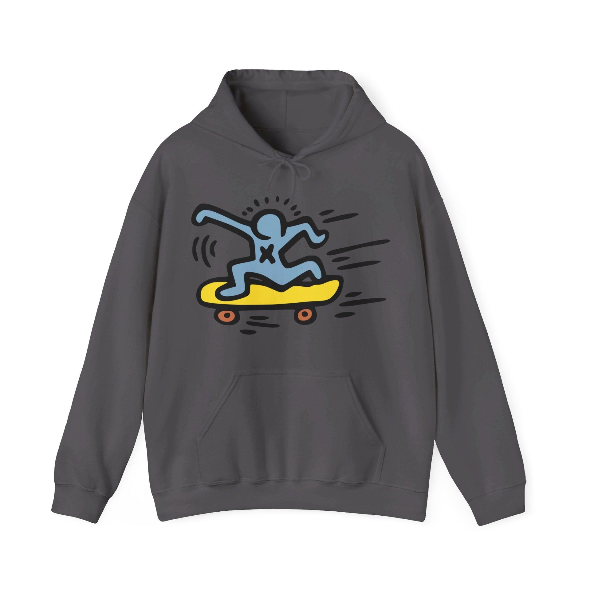 Haring Skateboarding Pop Art Hoodie - Clothing - Harvey Ltd