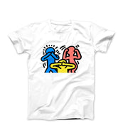 Haring Speak, See, Hear No Evil Pop Art T-shirt - Clothing - Harvey Ltd