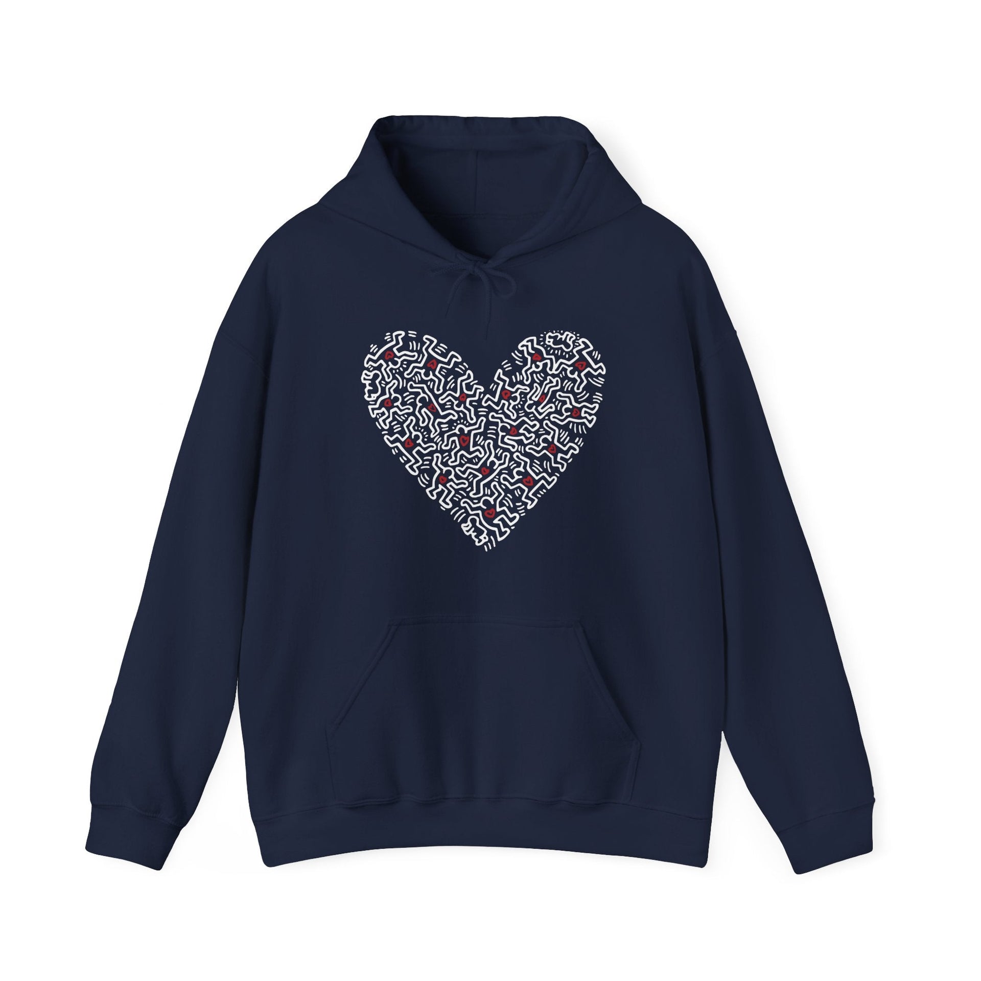 Heart of Men Street Art Hoodie - Street, Pop & Media Art - Harvey Ltd