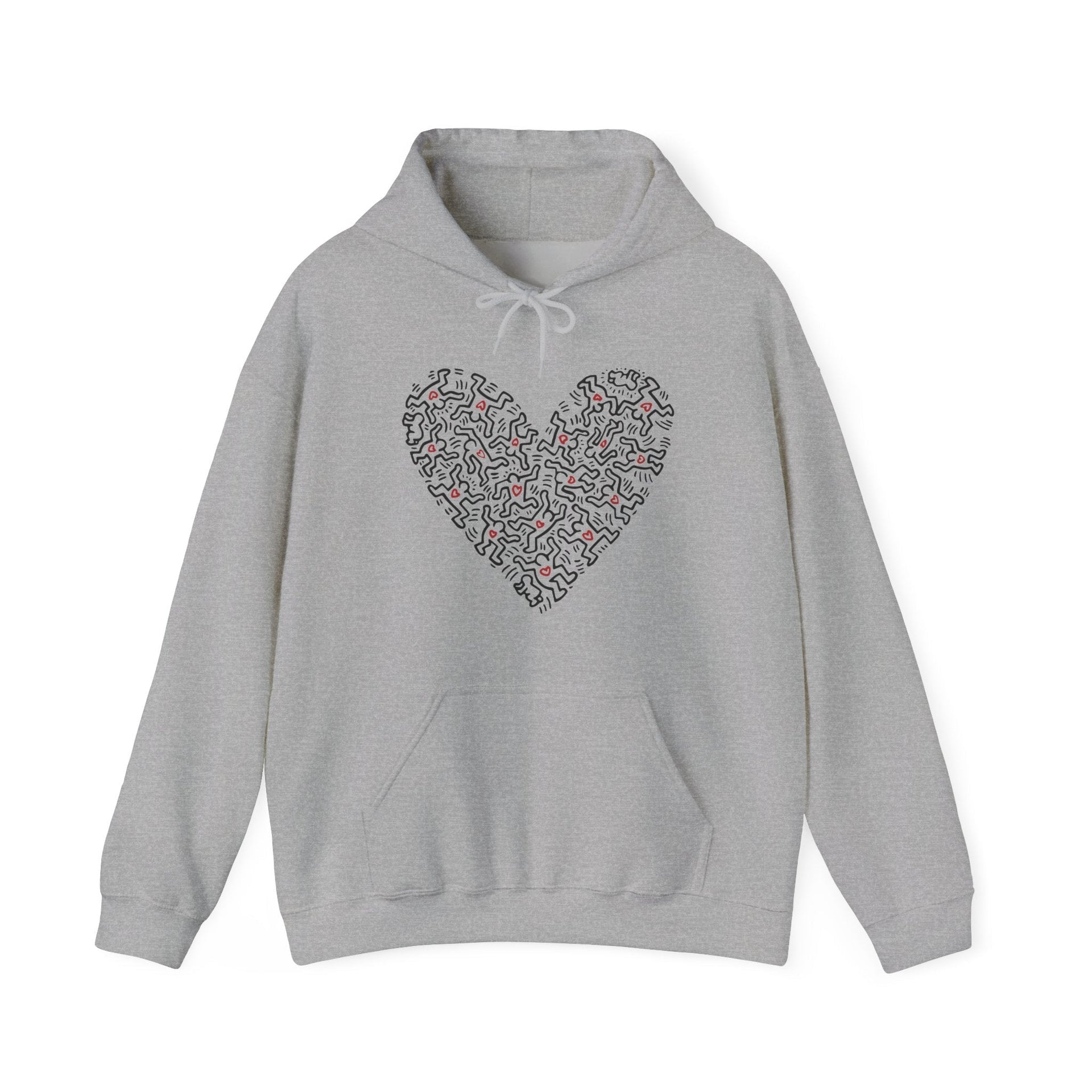 Heart of Men Street Art Hoodie - Street, Pop & Media Art - Harvey Ltd