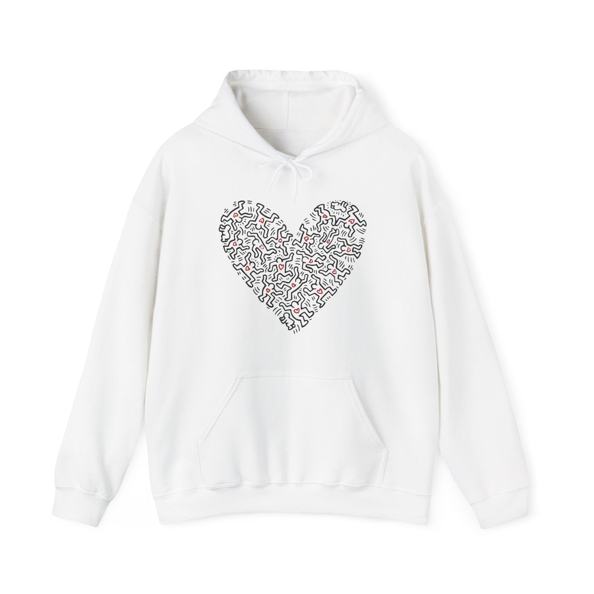 Heart of Men Street Art Hoodie - Street, Pop & Media Art - Harvey Ltd