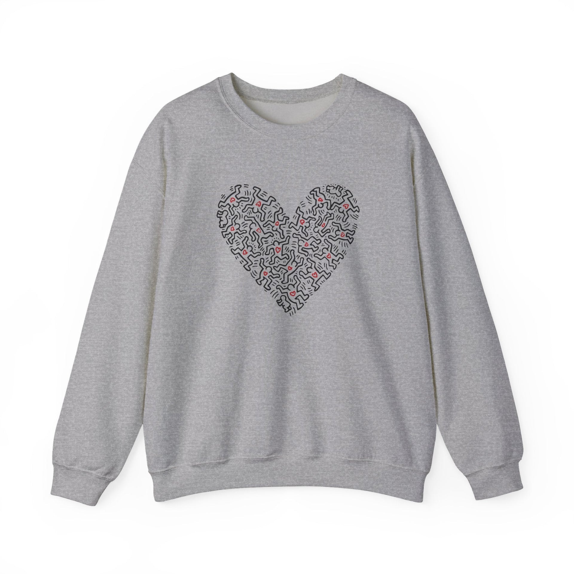 Heart of Men Street Art Sweatshirt - Street, Pop & Media Art - Harvey Ltd