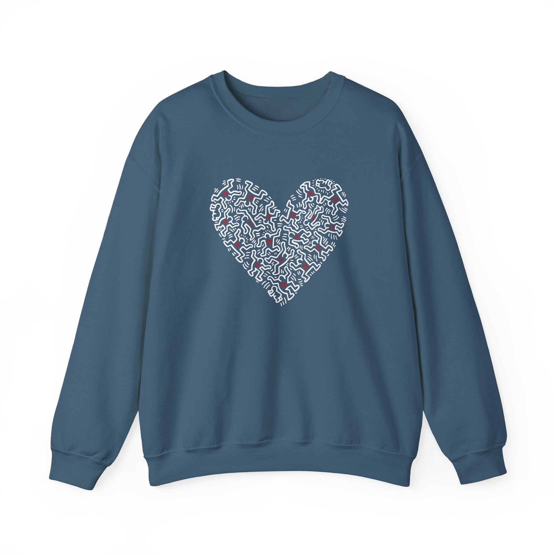 Heart of Men Street Art Sweatshirt - Street, Pop & Media Art - Harvey Ltd