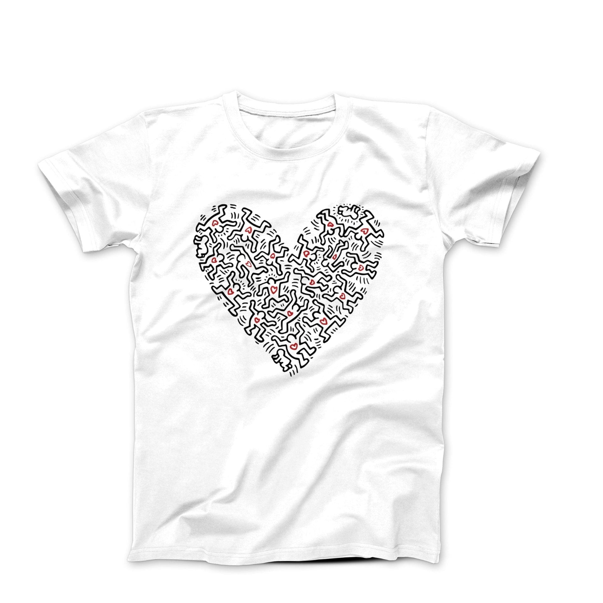 Heart of Men Street Art T-shirt - Street, Pop & Media Art - Harvey Ltd