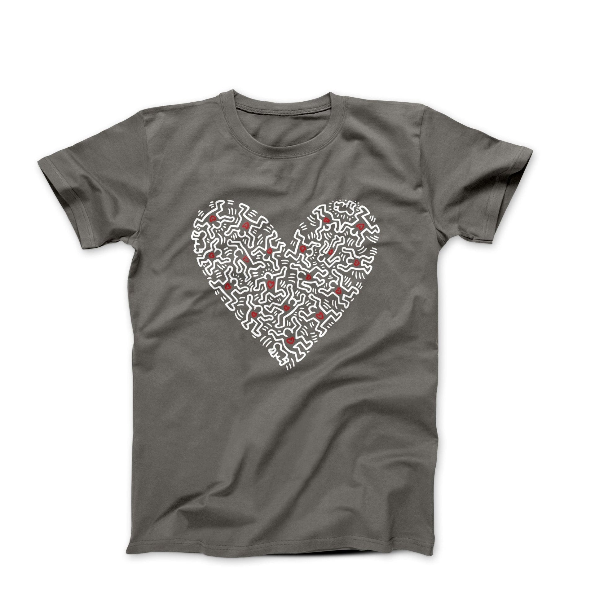 Heart of Men Street Art T-shirt - Street, Pop & Media Art - Harvey Ltd