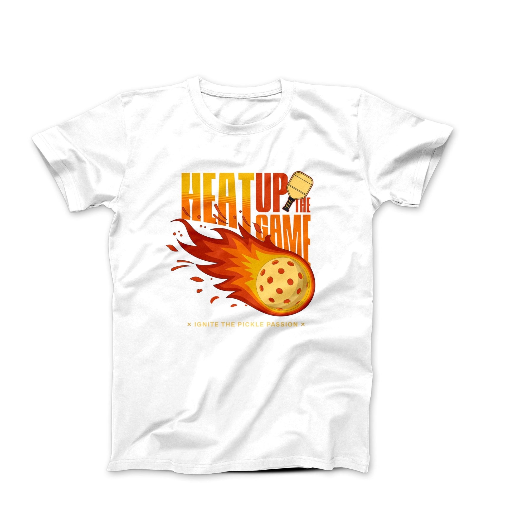 Heat Up the (Pickleball) Game Illustration T-shirt - Movies, TV & Others - Harvey Ltd