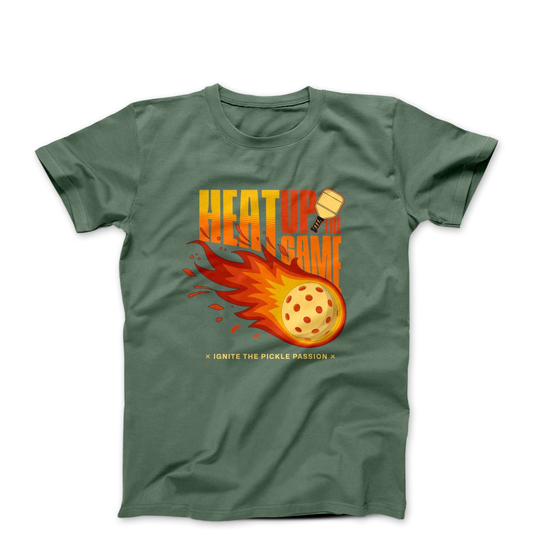 Heat Up the (Pickleball) Game Illustration T-shirt - Movies, TV & Others - Harvey Ltd