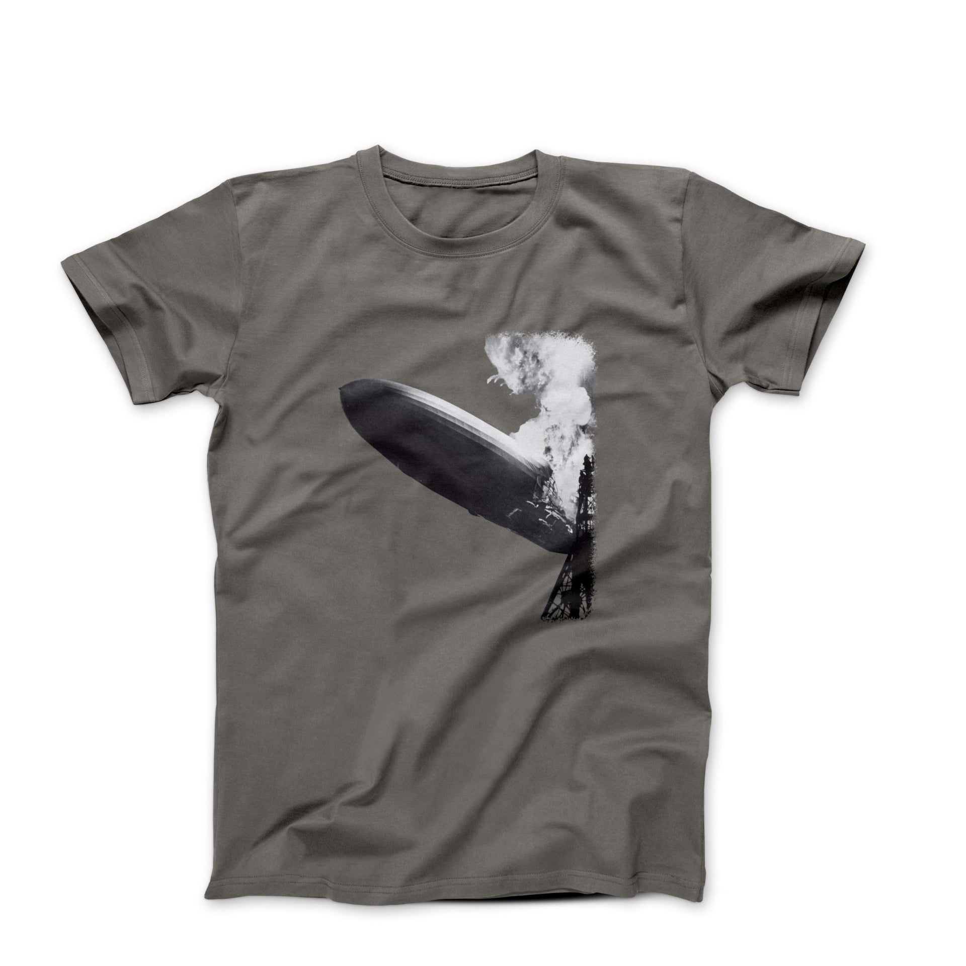 Hindenburg (LZ I) 1969 Album Art T-shirt - Comics, Movies & Music - Harvey Ltd