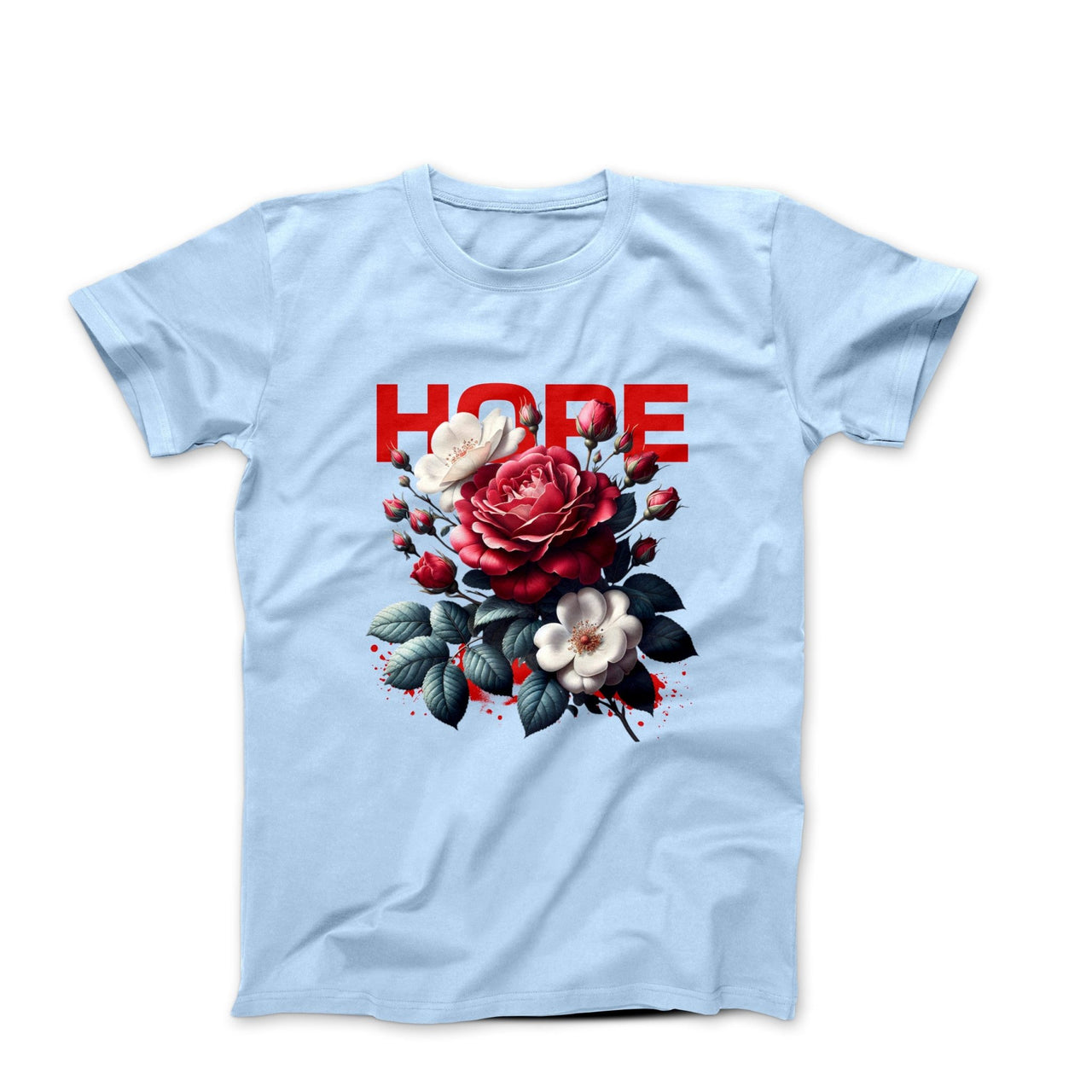 Hope Floral Illustration T-shirt - Plants, Garden & Food - Harvey Ltd