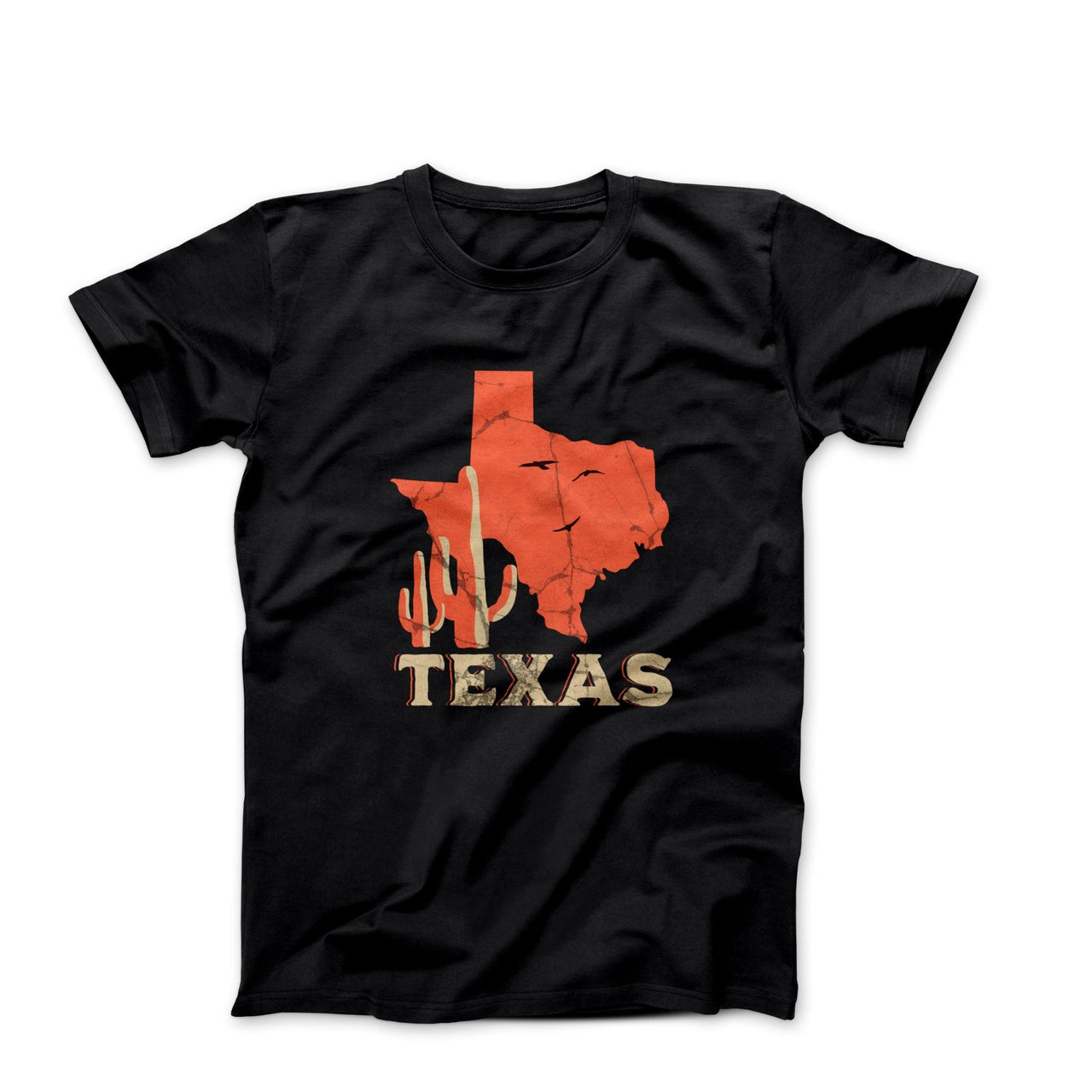 I'd Rather Be In Texas Illustration T-shirt - Americana & Patriotic - Harvey Ltd