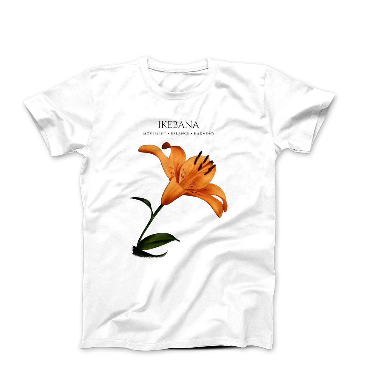 Ikebana Floral Illustration T-shirt - Plants, Garden & Food - Harvey Ltd