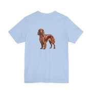 Irish Setter Front & Back Printed T-shirt - Pets & Animals - Harvey Ltd