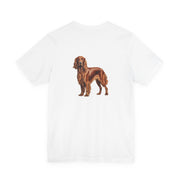 Irish Setter Front & Back Printed T-shirt - Pets & Animals - Harvey Ltd