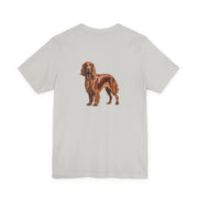 Irish Setter Front & Back Printed T-shirt - Pets & Animals - Harvey Ltd