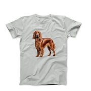 Irish Setter Illustration T-shirt - Pets & Animals - Harvey Ltd