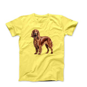 Irish Setter Illustration T-shirt - Pets & Animals - Harvey Ltd