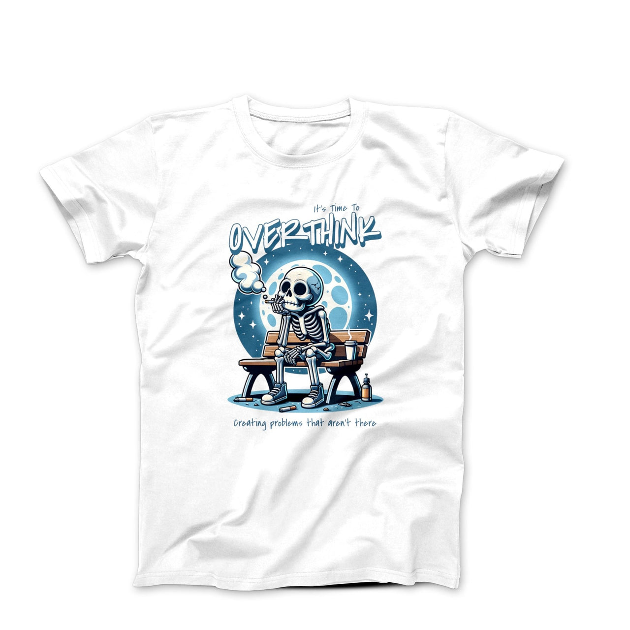 It's Time To Overthink Illustration T-shirt - Humorous, Lifestyle & Others - Harvey Ltd