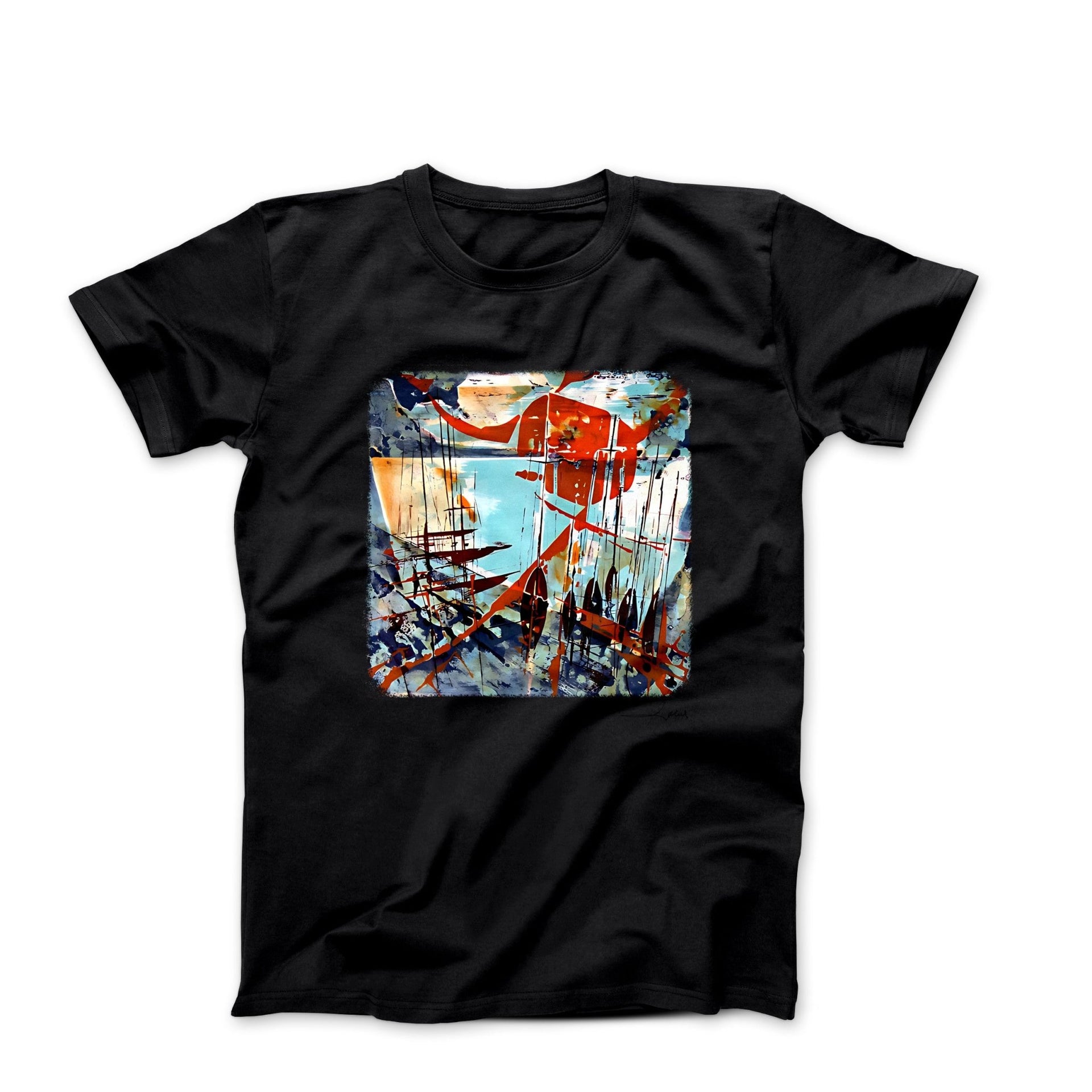 Jean - Théobald Jacus Catawiki Seascape (1965) Art T-shirt - Greatest Artists - Harvey Ltd