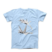 Johnny Friedlaender Birds In Flight (1948) Artwork T - shirt - Clothing - Harvey Ltd