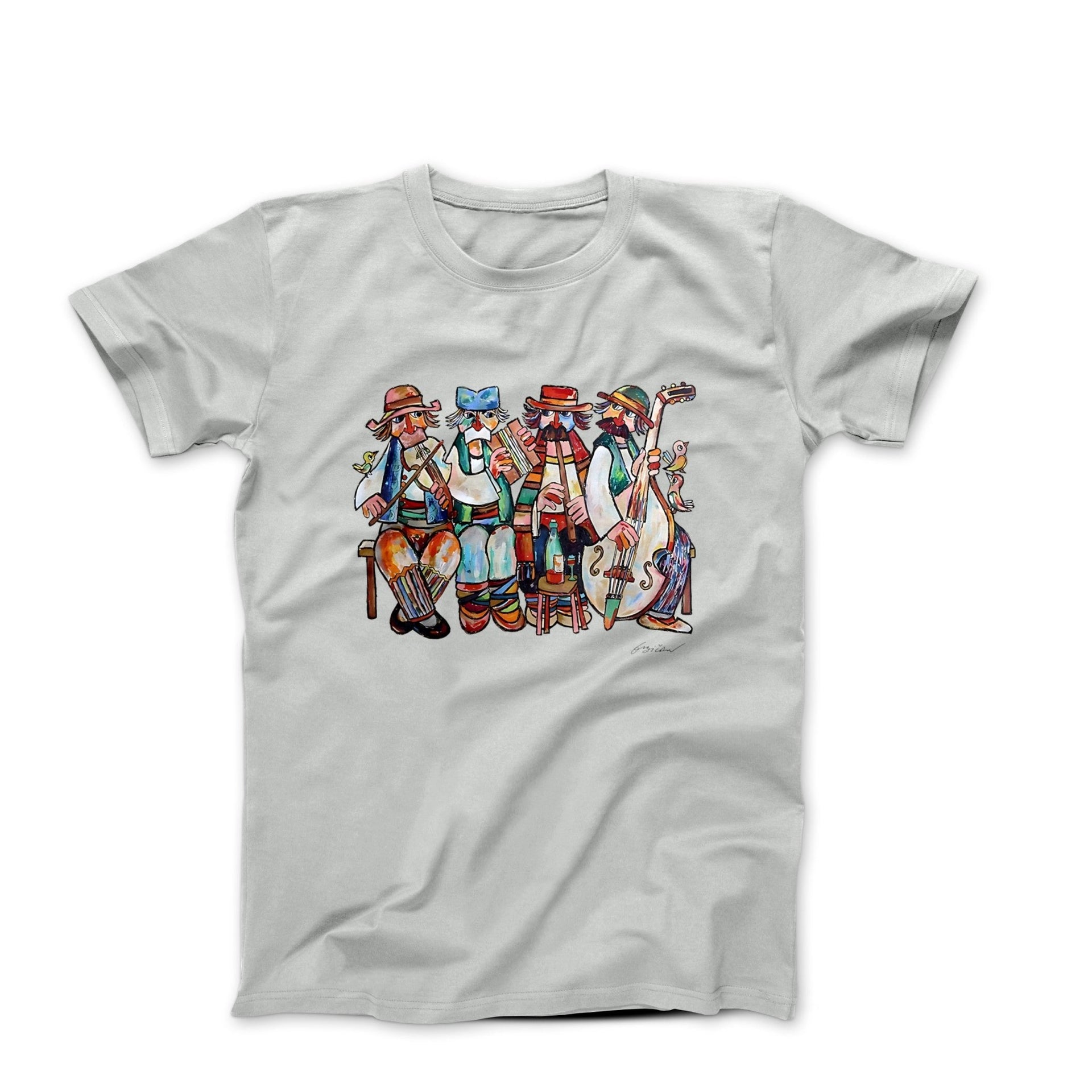 Jovan Obican The Klezmer Quartet (1977) Artwork T-shirt - Greatest Artists - Harvey Ltd