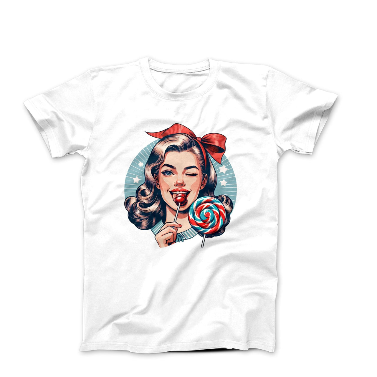 Just An American Girl Illustration T-shirt - Movies, TV & Others - Harvey Ltd