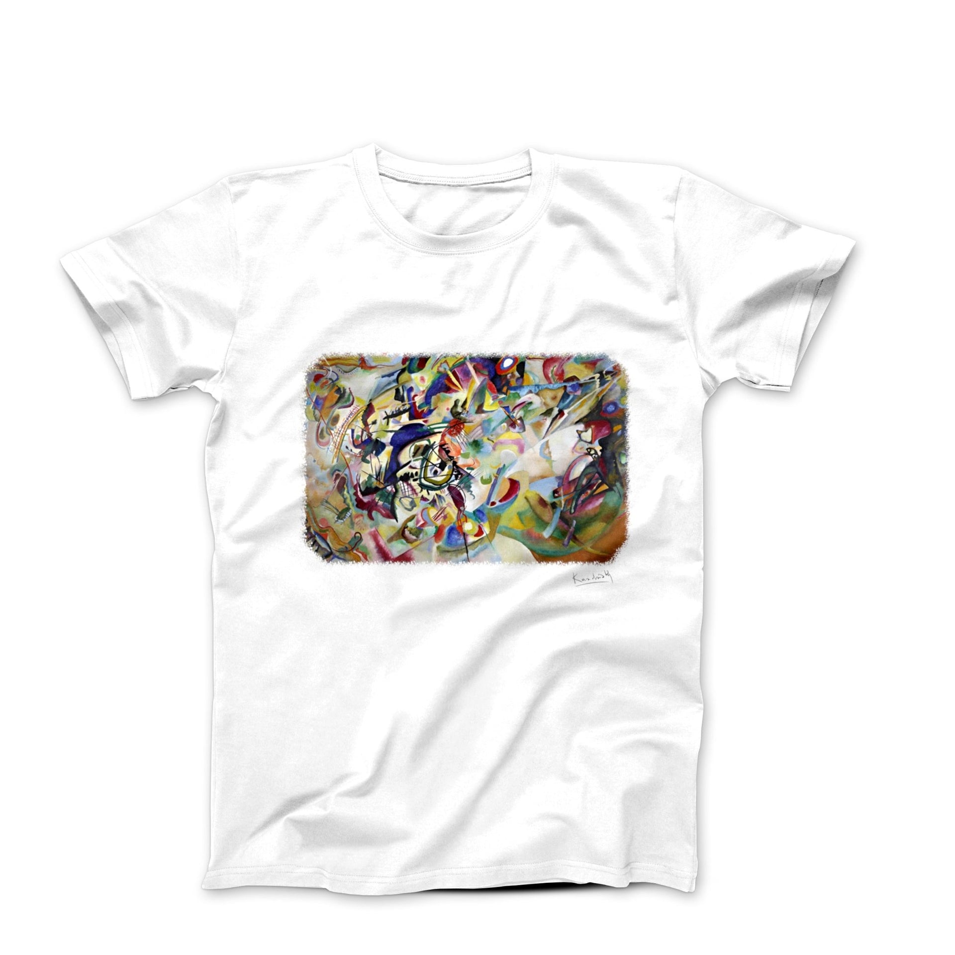 Kandinsky Composition VII 1913 Artwork T-Shirt - Greatest Artists - Harvey Ltd
