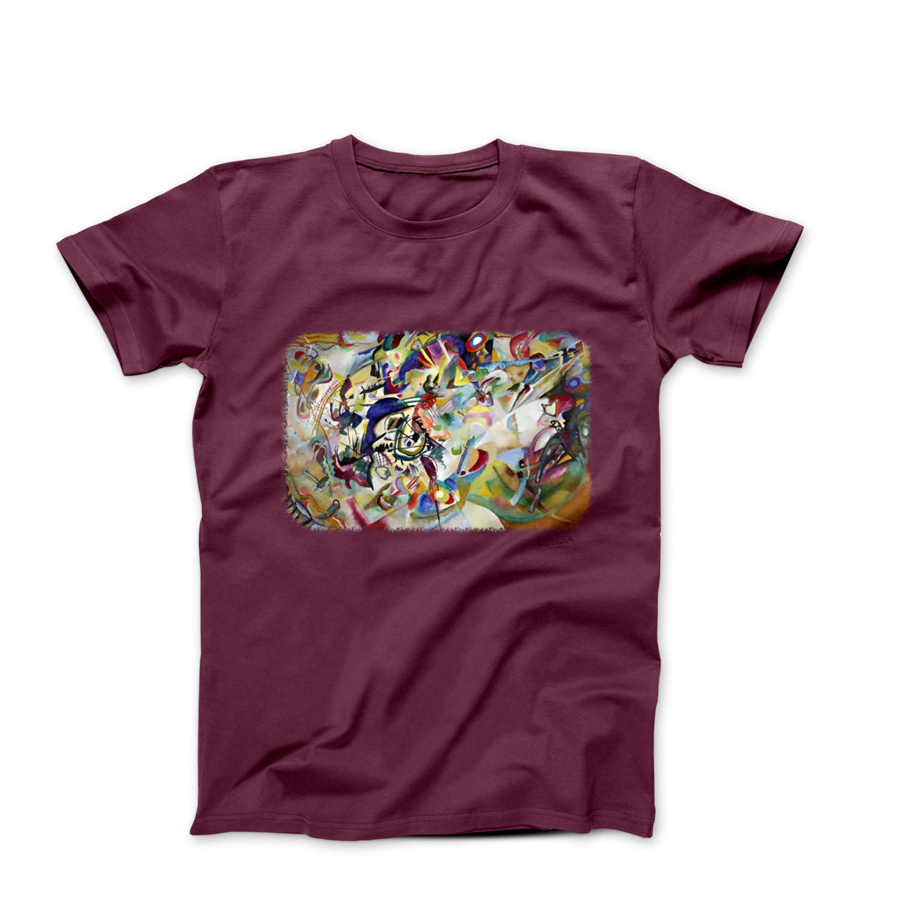 Kandinsky Composition VII 1913 Artwork T-Shirt - Greatest Artists - Harvey Ltd