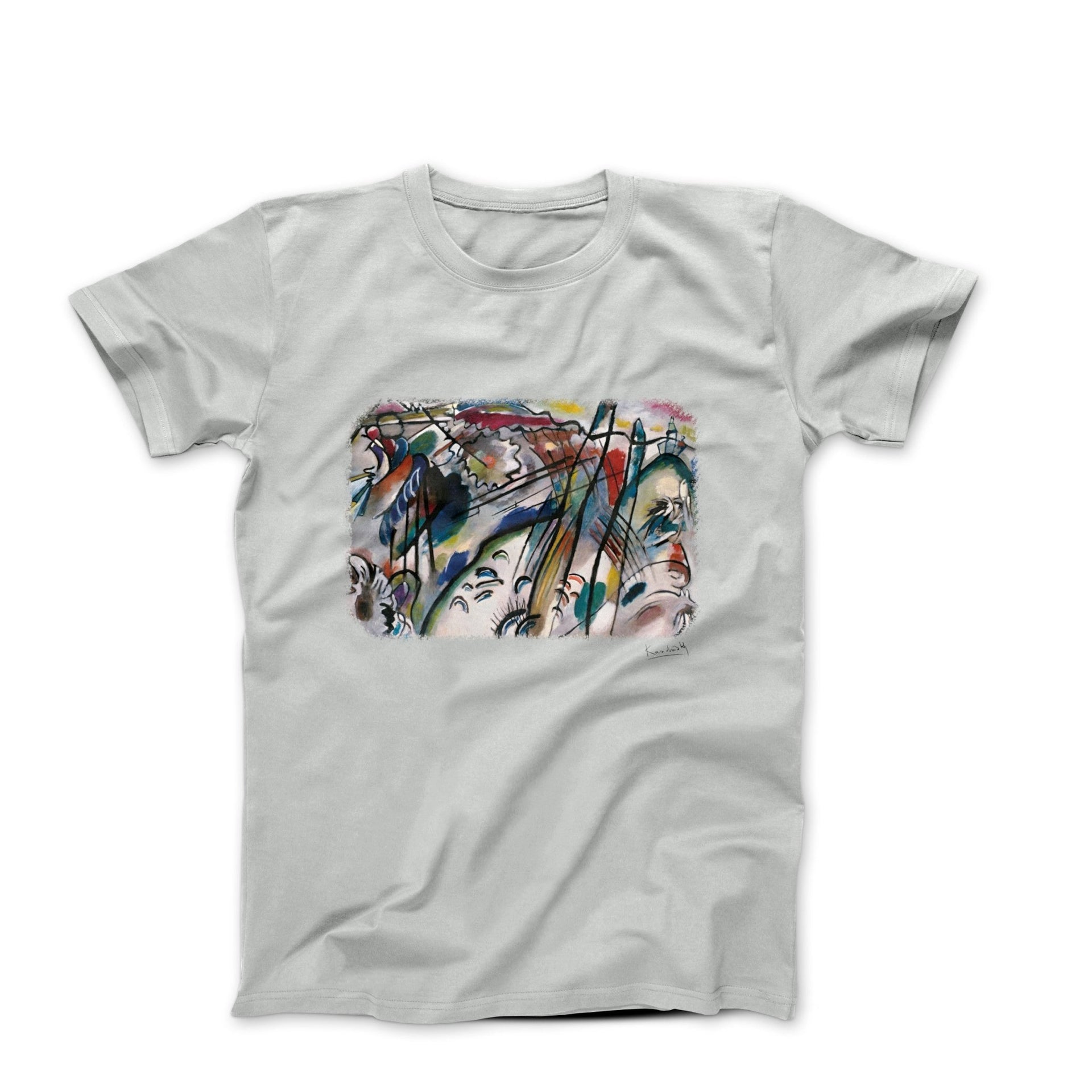 Kandinsky Improvisation 28 (Second Version) 1912 Artwork T-Shirt - Greatest Artists - Harvey Ltd