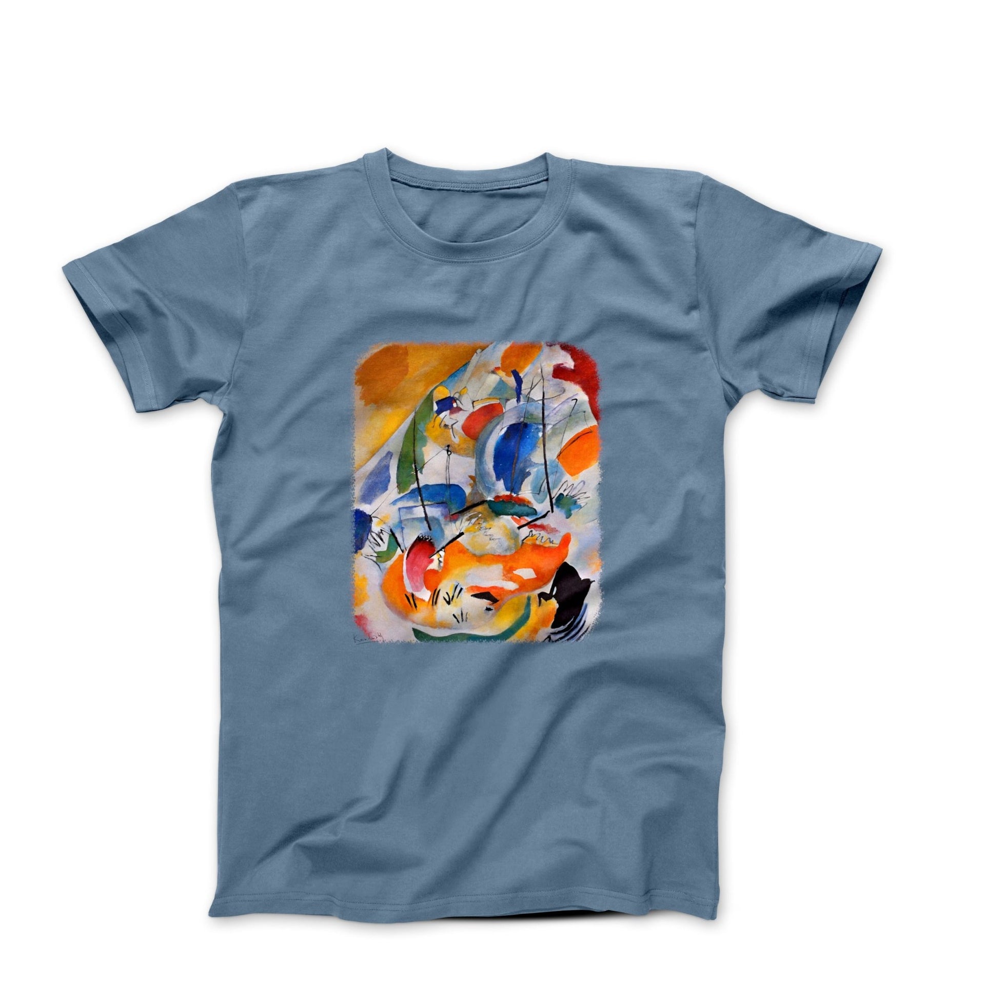 Kandinsky Improvisation 31 (Sea Battle) 1913 Artwork T-Shirt - Greatest Artists - Harvey Ltd
