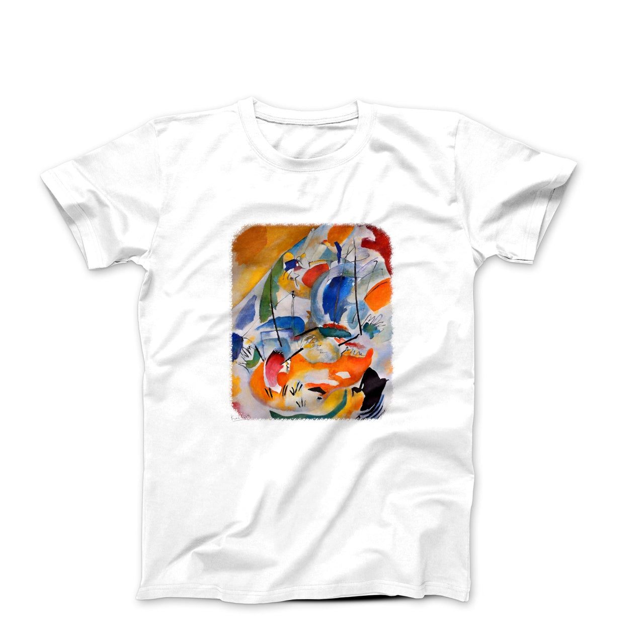 Kandinsky Improvisation 31 (Sea Battle) 1913 Artwork T-Shirt - Greatest Artists - Harvey Ltd