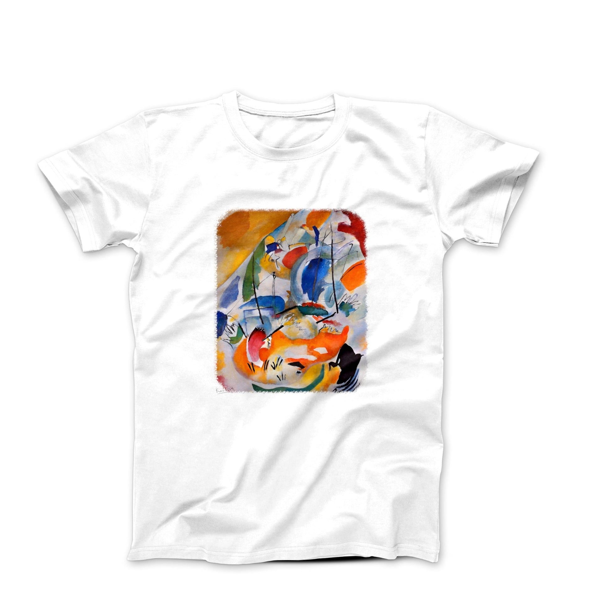 Kandinsky Improvisation 31 (Sea Battle) 1913 Artwork T-Shirt - Greatest Artists - Harvey Ltd