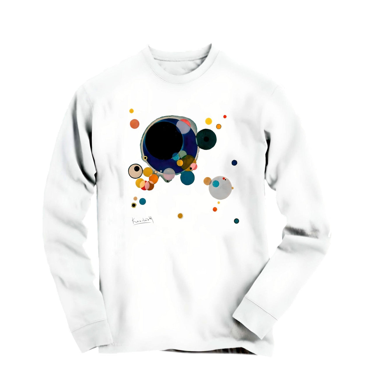Kandinsky Several Circles (1926) Long Sleeve Tee - Greatest Artists - Harvey Ltd