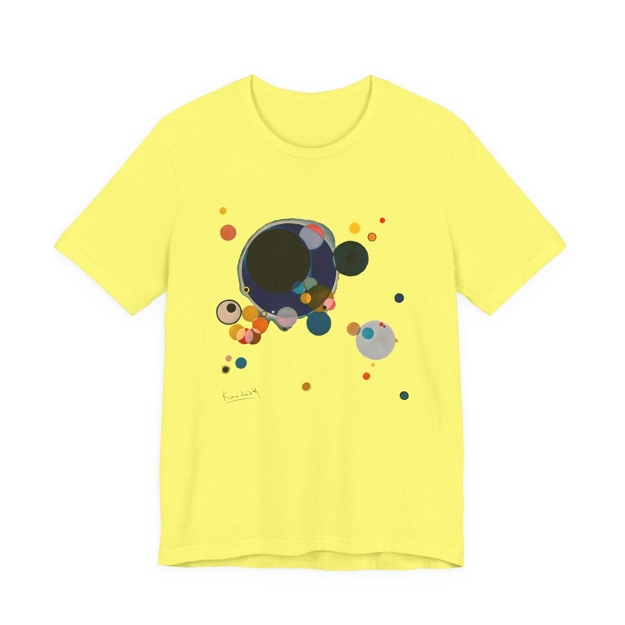Kandinsky Several Circles Artwork T-Shirt - Greatest Artists - Harvey Ltd