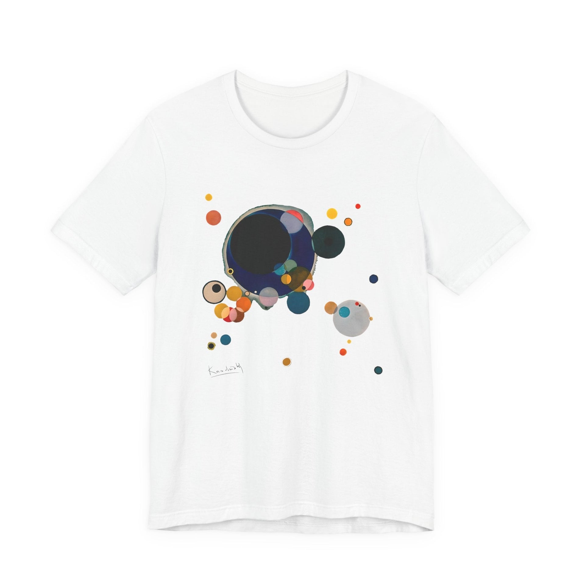 Kandinsky Several Circles Artwork T-Shirt - Greatest Artists - Harvey Ltd