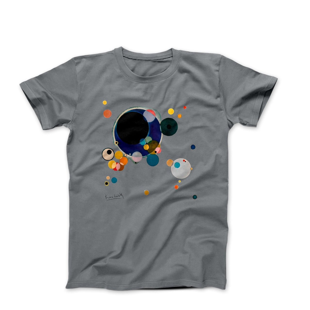 Kandinsky Several Circles Artwork T-Shirt - Greatest Artists - Harvey Ltd