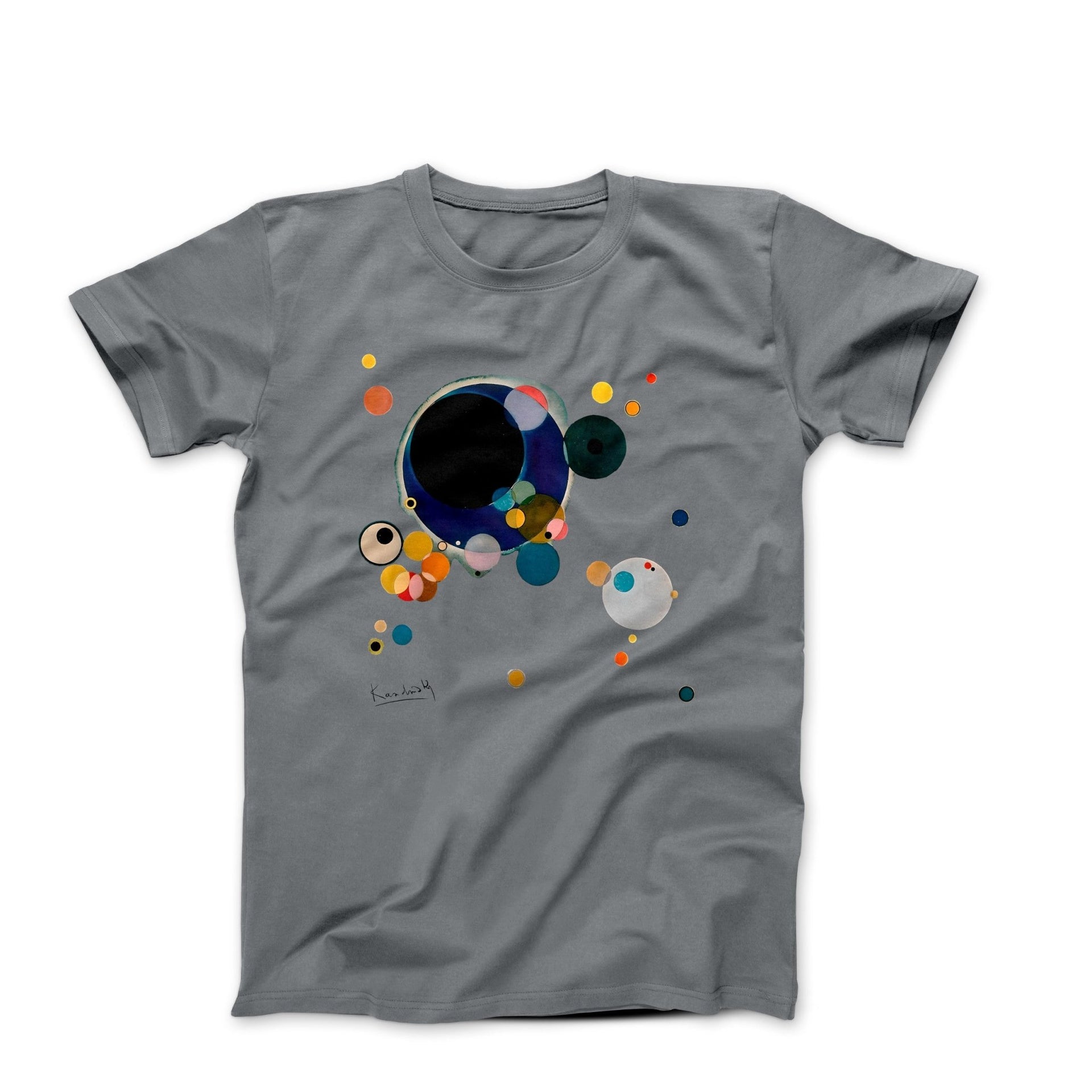 Kandinsky Several Circles Artwork T-Shirt - Greatest Artists - Harvey Ltd