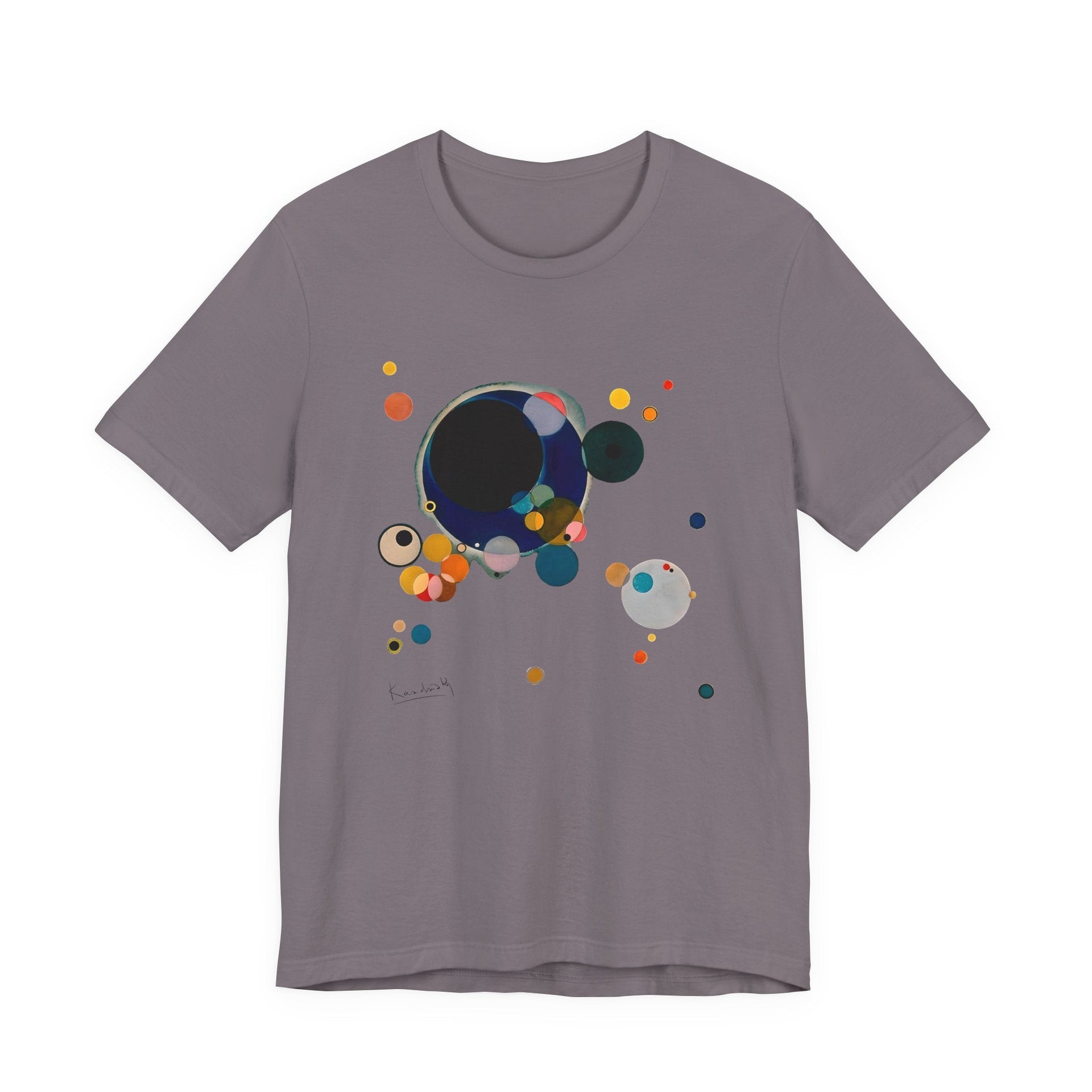 Kandinsky Several Circles Artwork T-Shirt - Greatest Artists - Harvey Ltd